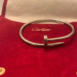 100% Authentic Cartier - Just Un Clou- white gold